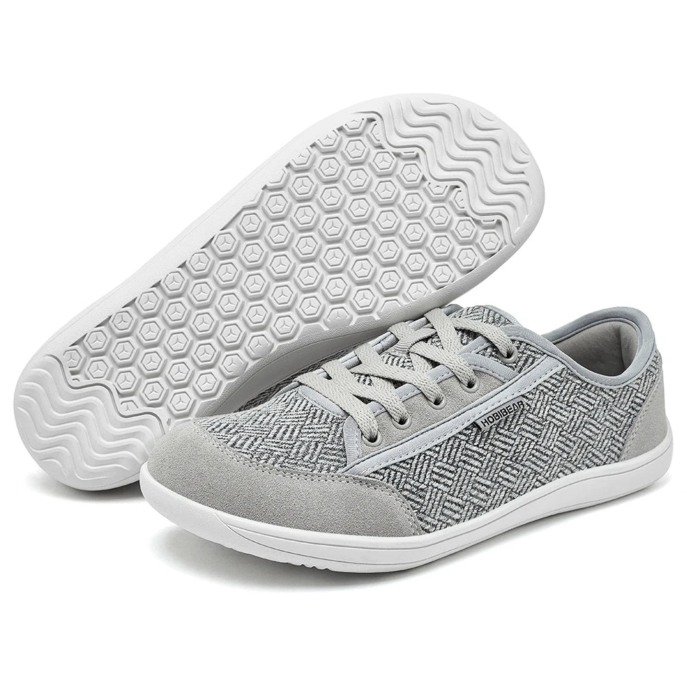 HOBIBEAR Minimalist Cowhide Leather Sneakers Stylish Fit | Inner sole